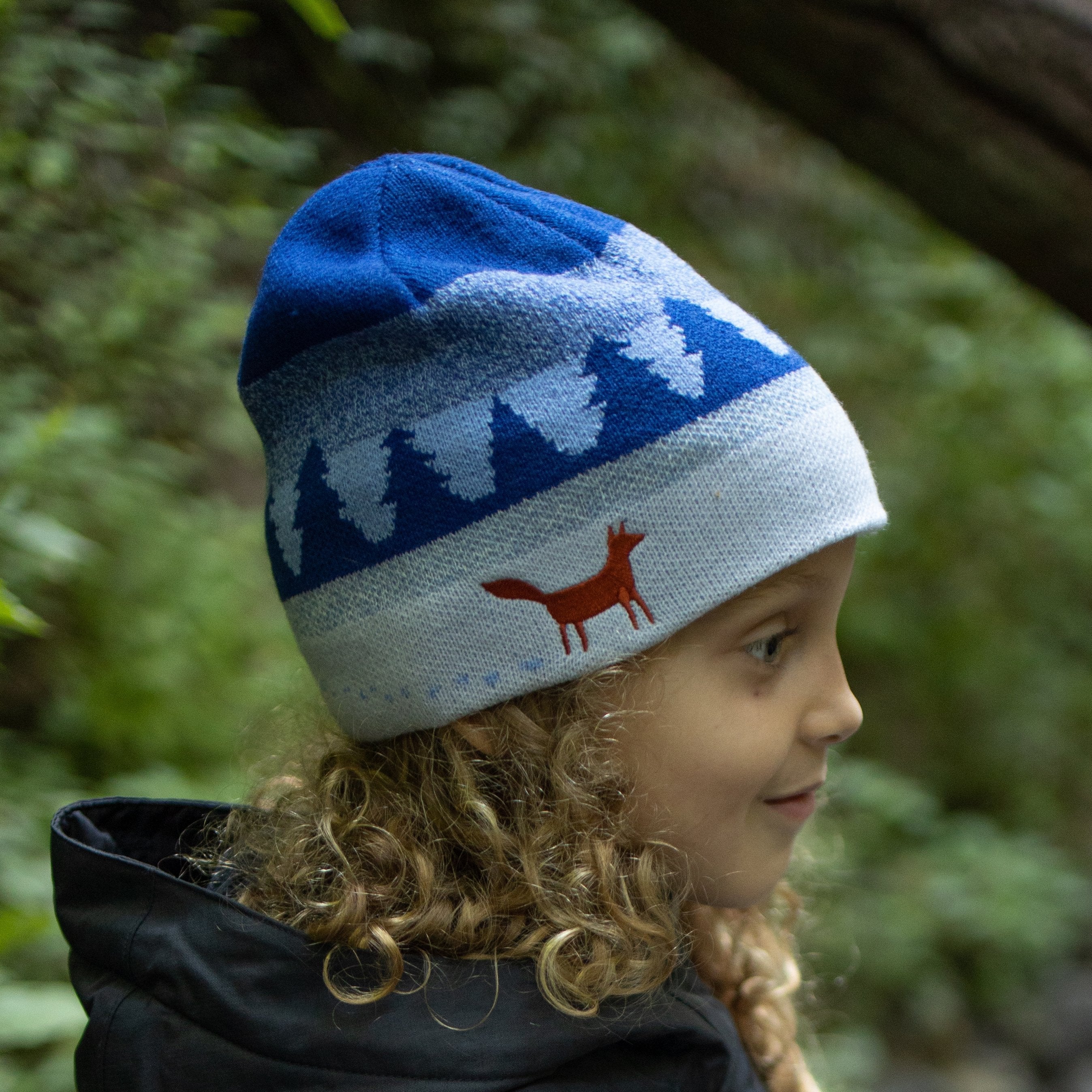 Kids' Winterland Fox Beanie Q5