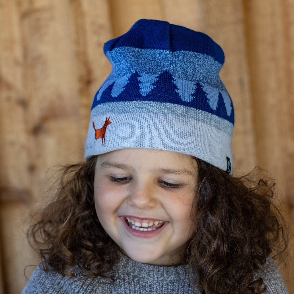 Kids' Winterland Fox Beanie Q5
