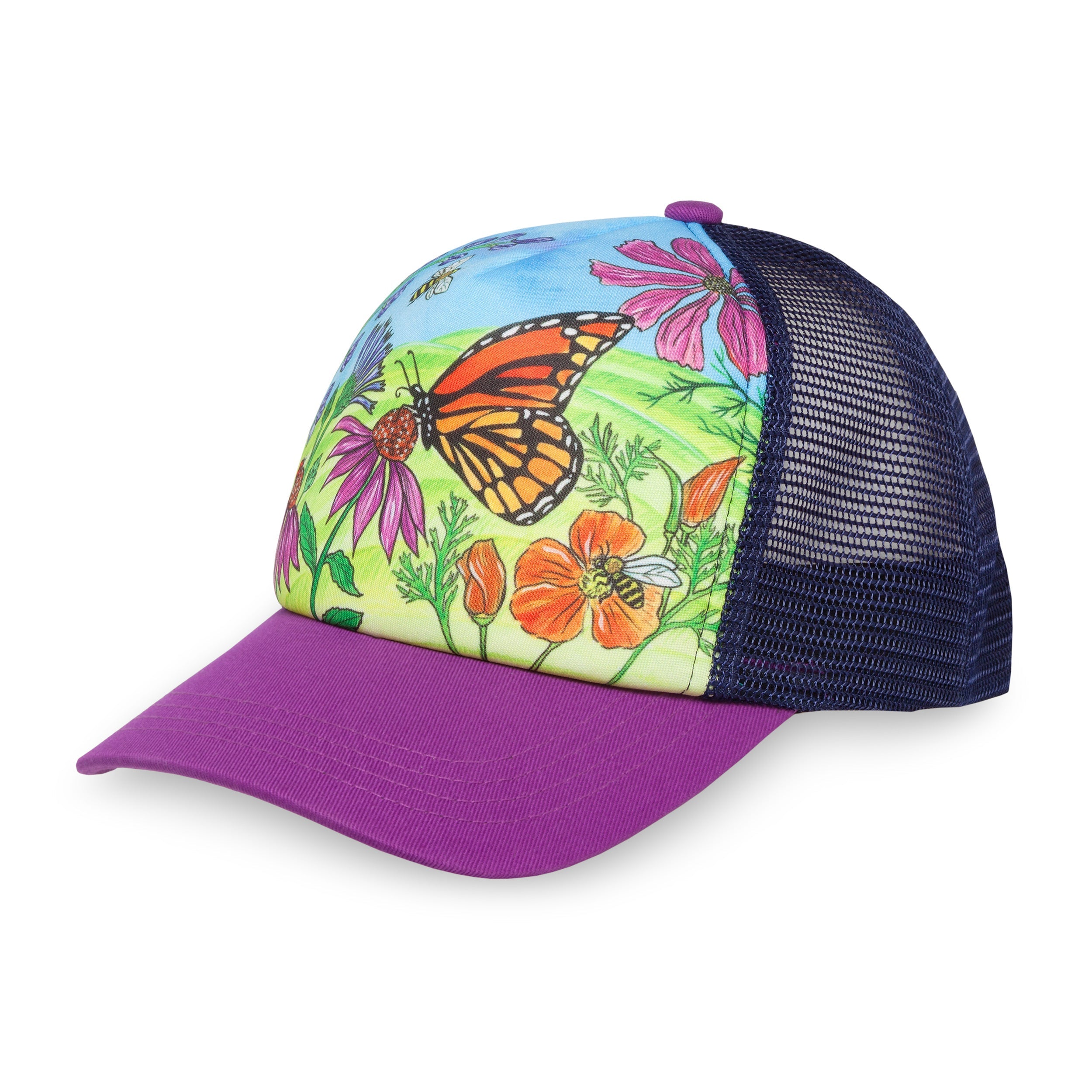 Kids' Butterfly and Bees Trucker Q1