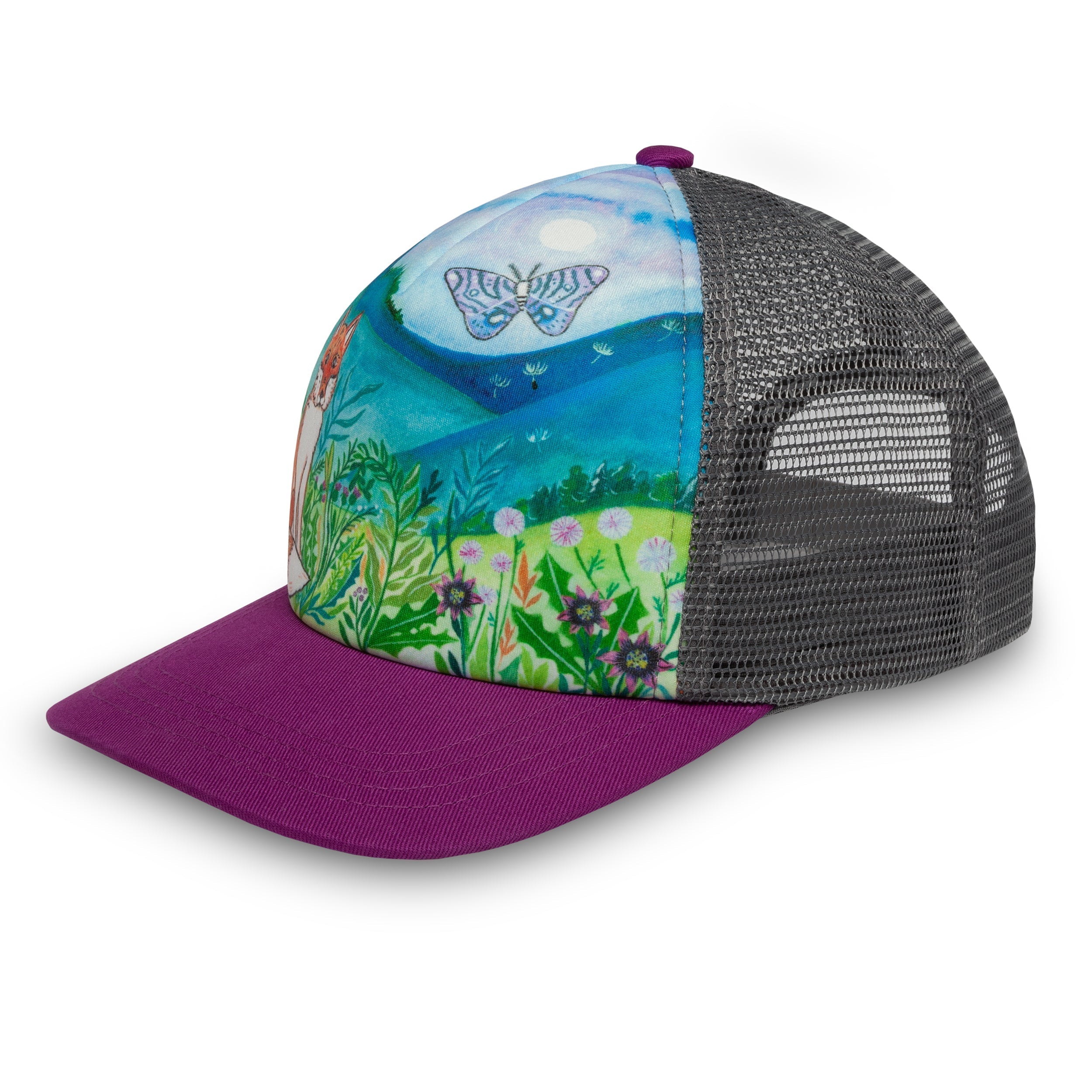 Kids' Moonflower Fox Trucker I5