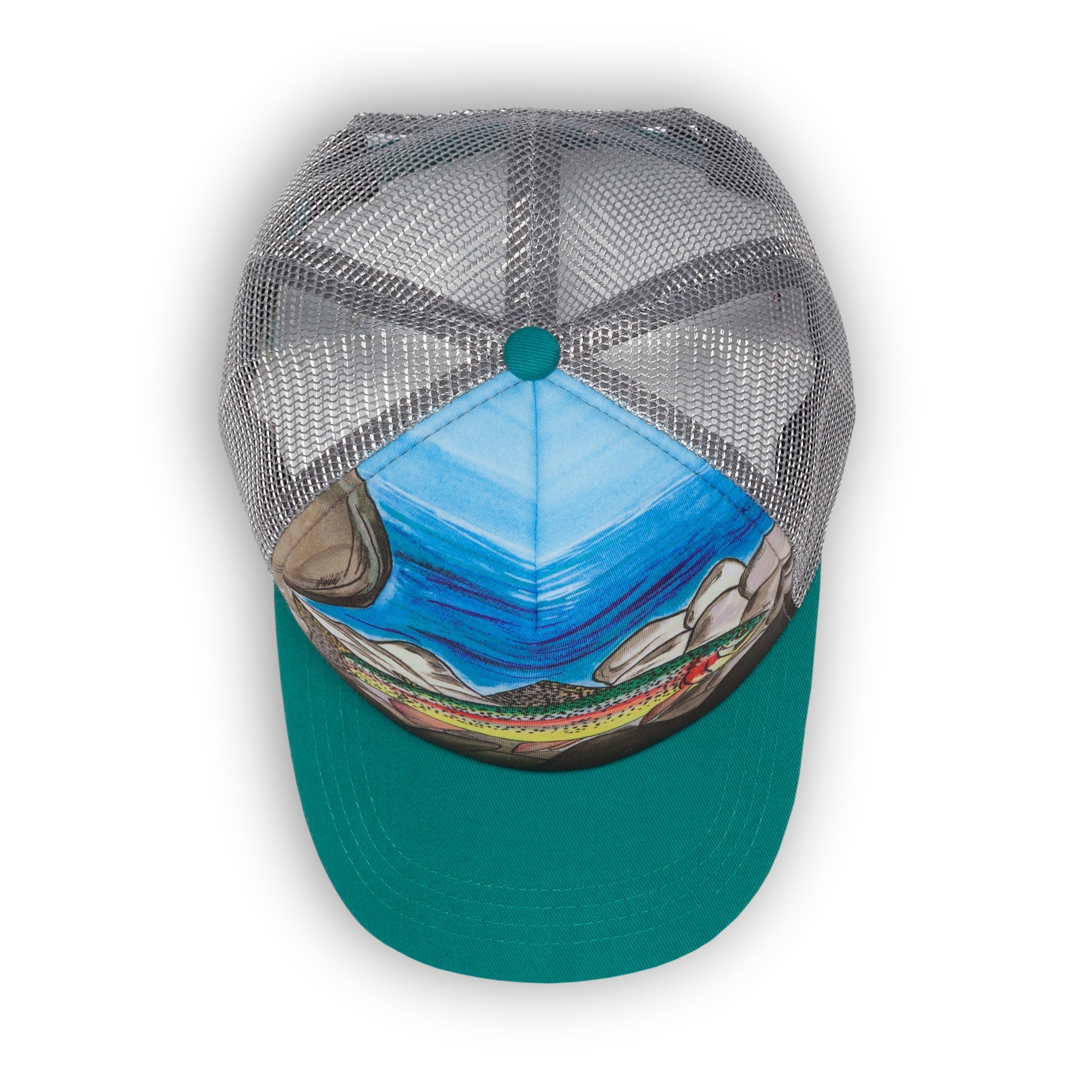 Kids' Rainbow Trout Trucker J8