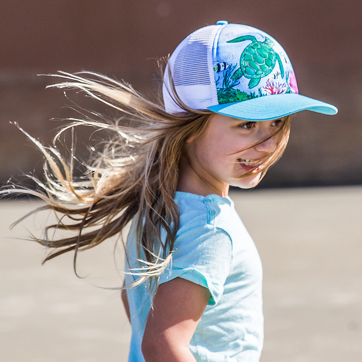 Kids' Sea Turtle Trucker - SALE H2